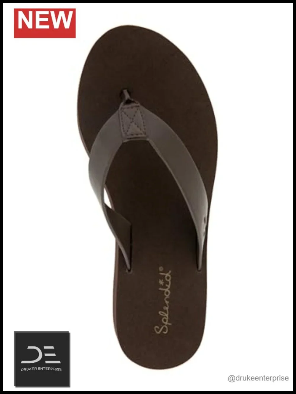 Faux Leather Wedge Sandals Women Slip On Round Toe Thong